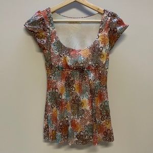 Y2K Nylon Babydoll Top